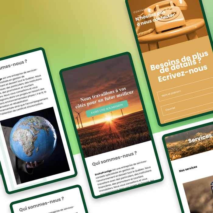 Projet Enviro Prestige — Creative Tribe